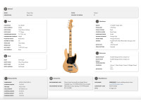 Fender Classic Vibe '70s Jazz Bass V MN Natural Fender Classic Vibe '70s Jazz Bass V MN Natural